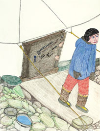 LEAVING A TENT