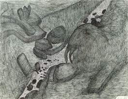 Walrus in Landscape